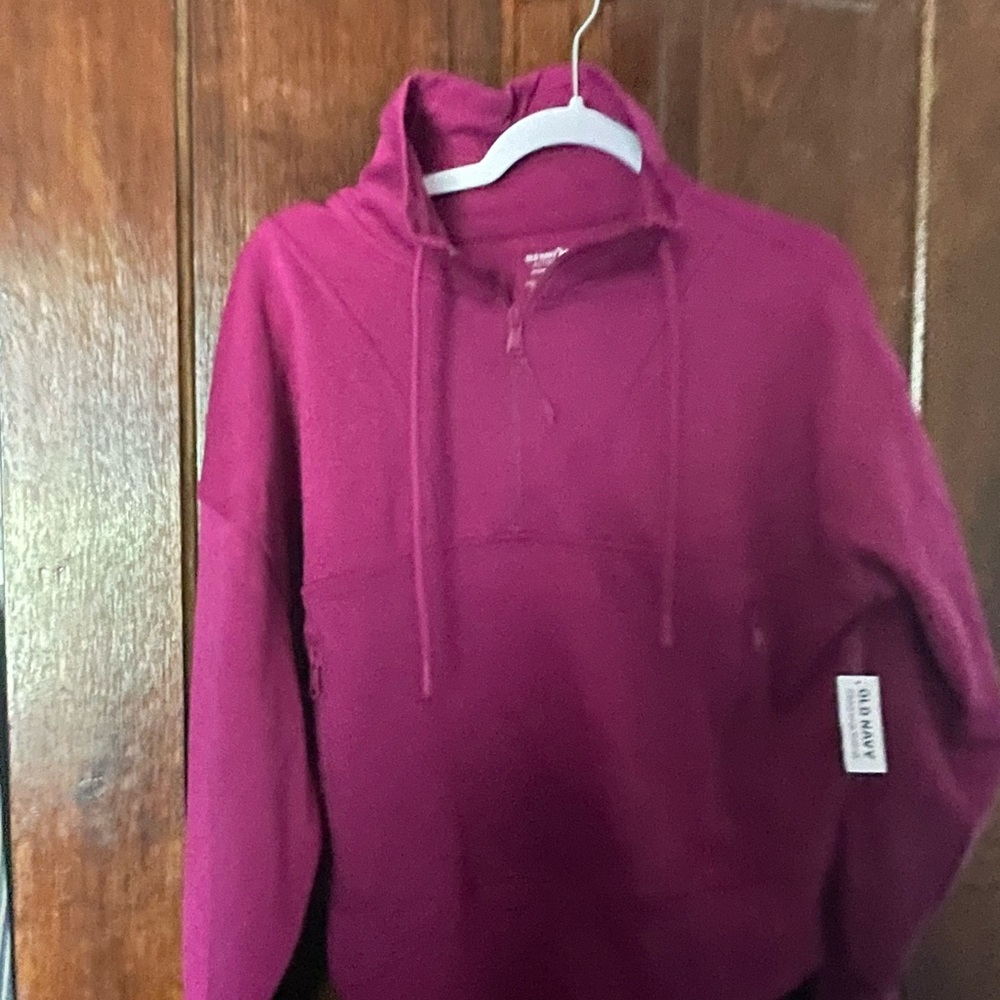 Old Navy Active Fuchsia Half-Zip Pullover